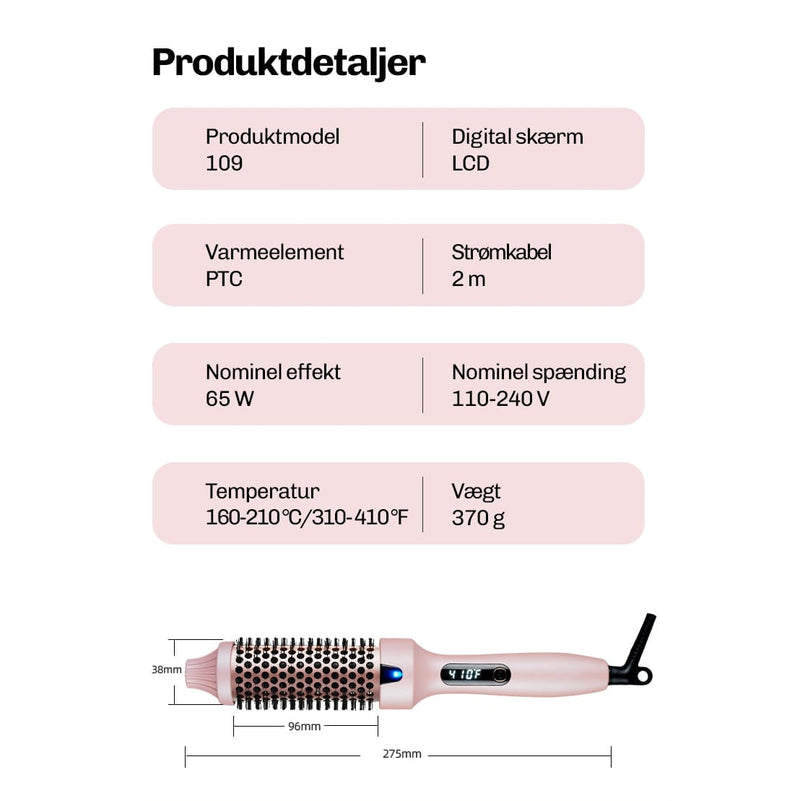 Volumen Rundbørste Heat