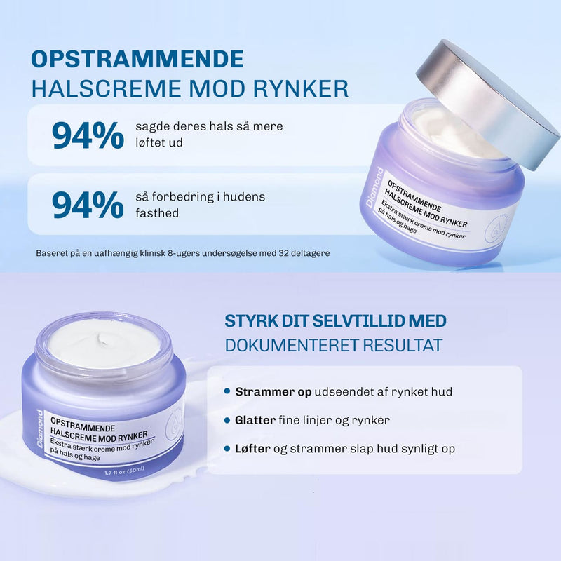 Liftingcreme mod halsrynker